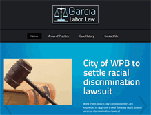 Tablet Screenshot of garcialaborlaw.com